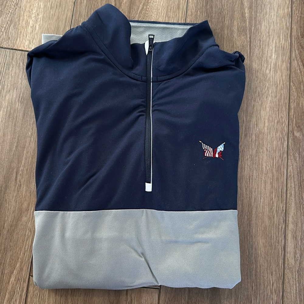 Succession golf polo zip